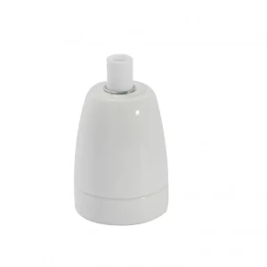 Casquilho de Cerâmica Branco