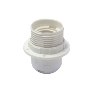 Casquilho meia rosca E27 Branco