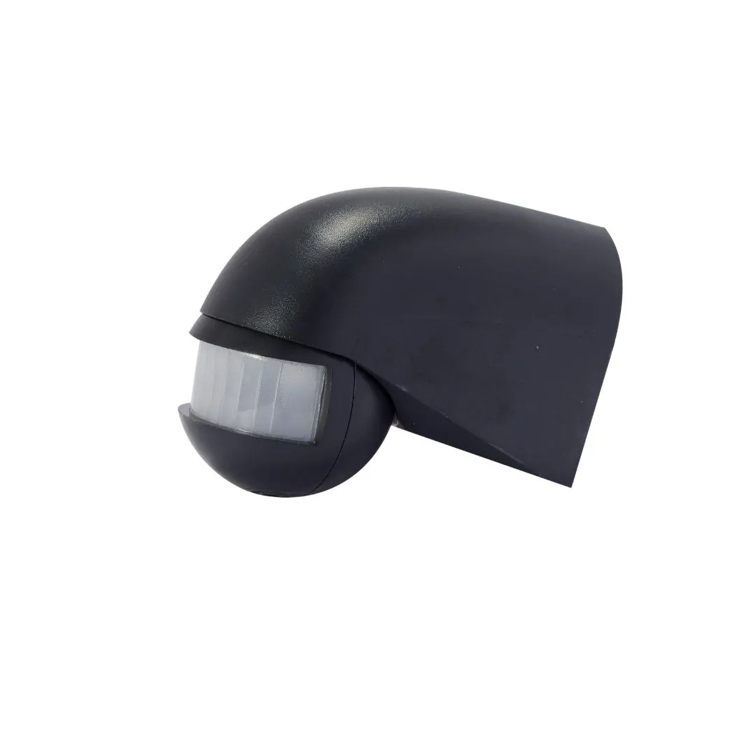 Detetor de movimento 180° orientável Preto Design