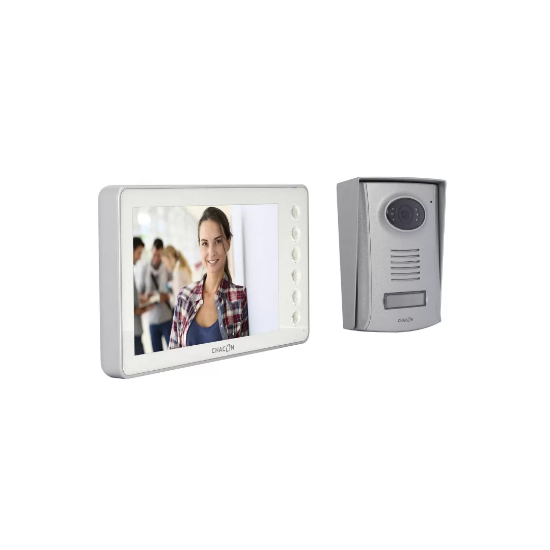 Videoporteiro 4 Fios 7″ com botão touch