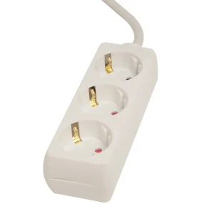 Bloco 3x16A de 1,5m (3×1,5 mm²) 3500W Branco
