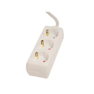 Bloco 3x16A 3m (3×1,5 mm²) 3680W Branco