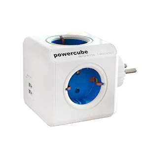 Multi Cubo 4x16A com USB 2.0 (azul)