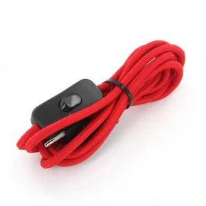 Cabo HO3VVH2-F 2×0,75mm² – 2m com interruptor