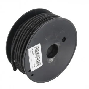 Bobina de Cabo Têxtil 20m Preto
