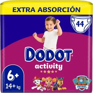 Dodot Fraldas Activity Tamanho 6+ ( 14 kg) 44 unidades