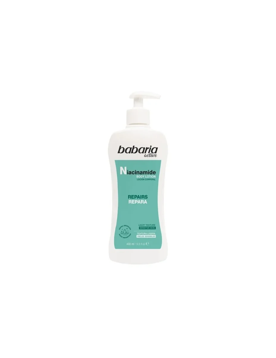 Babaria Active Niacinamide Locion Corporal Pieles Sensibles Con Difusor 400ml - Image 2