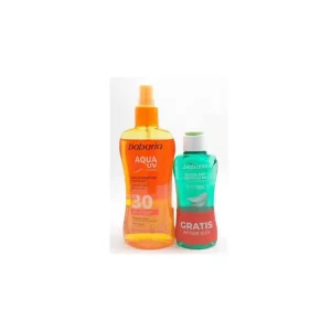 Babaria Sol Pack Spray Aqua Uv Spray Spf30 200ml After Sun e Hielo 100ml