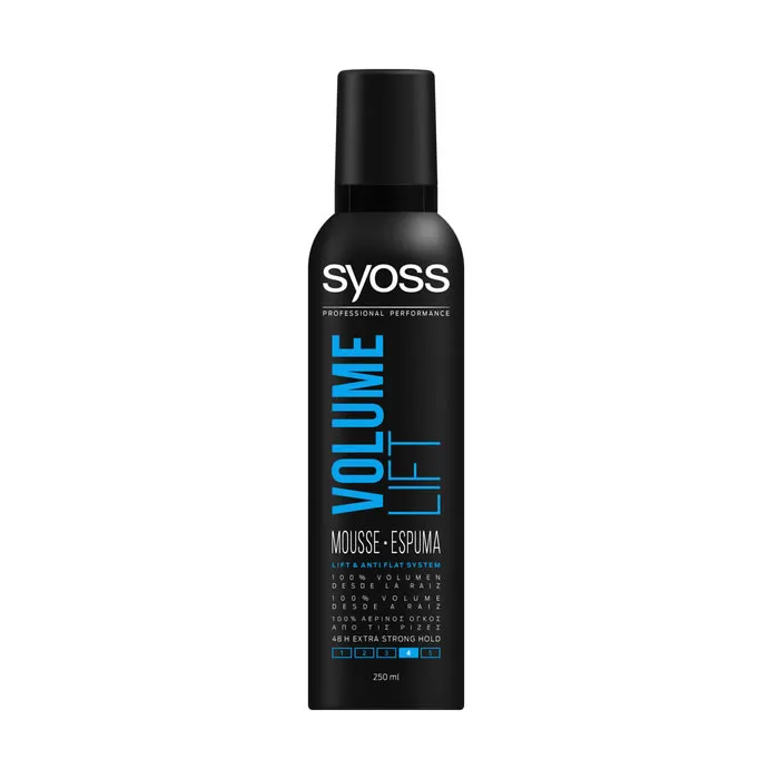 Syoss Foam Hair Volume Lift Anti Flat System 250ml - Image 2
