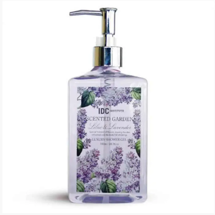 IDC INSTITUTE Scented Garden Shower Gel Lila-Lavanda 780ml - Image 2
