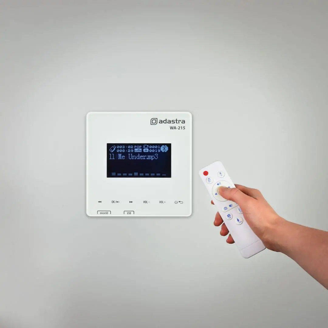 Amplificador de Parede 2x15W c/ USB/SD/FM & Bluetooth - Image 2
