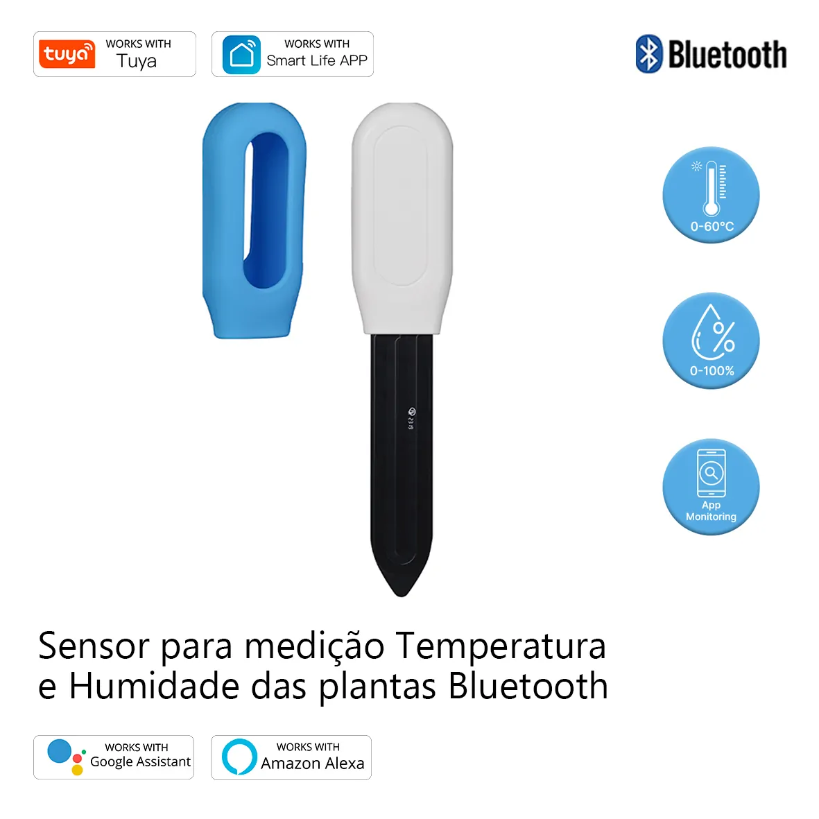 Sensor para medição Temperatura e Humidade das plantas Bluetooth - Image 2