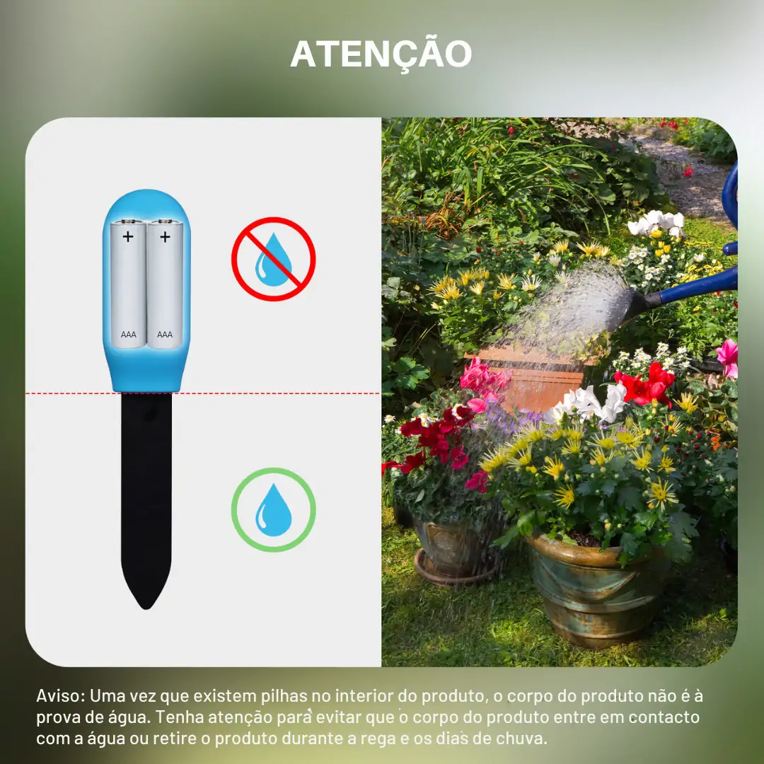 Sensor para medição Temperatura e Humidade das plantas Bluetooth - Image 3