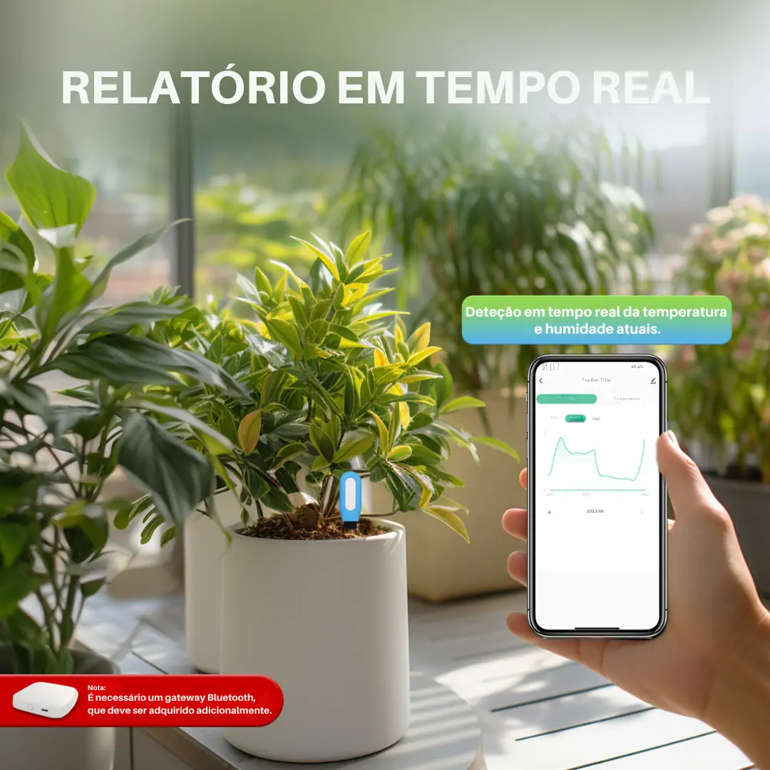 Sensor para medição Temperatura e Humidade das plantas Bluetooth - Image 7