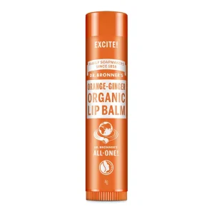 Dr Bronner's Batom de Cieiro Biológico Laranja e Gengibre 4g