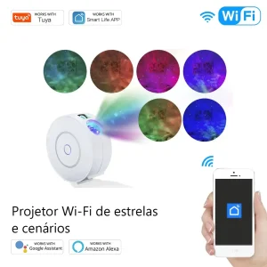 Projetor Wi-Fi De Estrelas E Cenários