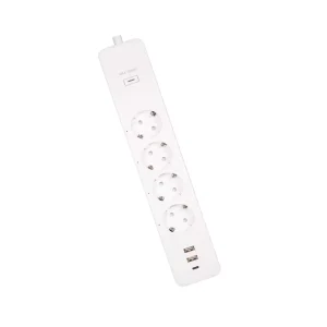 Bloco de Tomada Wi-Fi 4x16A 1.5m 2xUSB-A e USB-C