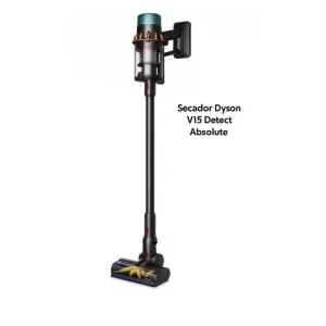 Dyson V15s Detect Absolute Aspirador Sem Fios (Amarelo/ Níquel – HEPA Azul)