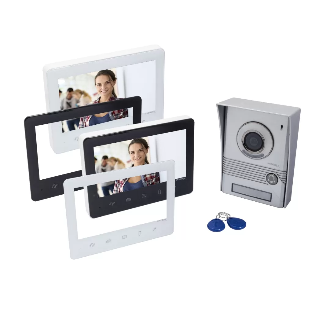 Kit Videoporteiro Evolutivo com 2 monitores de 7” - Image 2