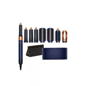 Dyson Airwrap Completo – Prussian Blue/Rich Copper – Modelador com Estojo de Armazenamento e Mala de Transporte (1.ª Geração, Edição Especial)