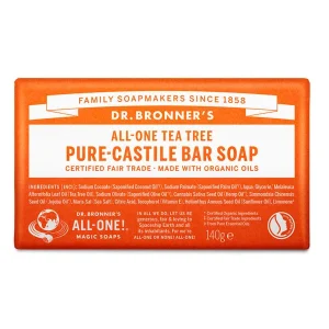 Dr Bronner's Sabonete Sólido Biológico Árvore do Chá140g