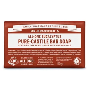 Dr Bronner's Sabonete Sólido Biológico Eucalipto 140g