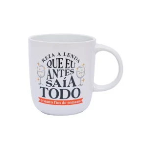Caneca Mr. Wonderful – “Reza a Lenda que Eu Antes Saía Todo o Santo Fim de Semana”