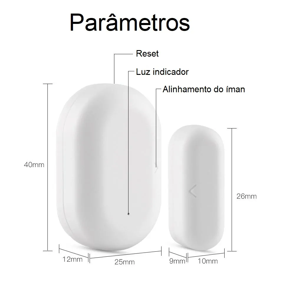 Sensor de porta magnético Zigbee - Image 5