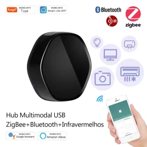Hub multimodal USB Zigbee + Bluetooth + Infravermelho
