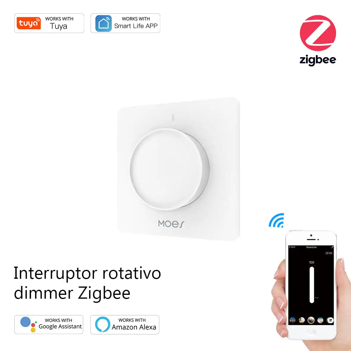 Interruptor rotativo dimmer Zigbee - Image 2