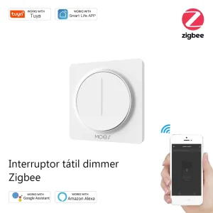 Interruptor tátil dimmer Zigbee