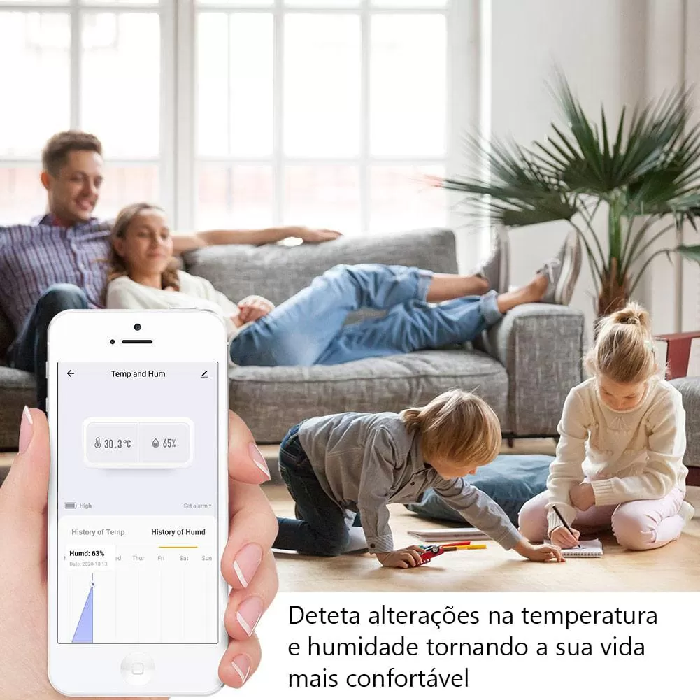 Sensor de temperatura e humidade Zigbee - Image 5