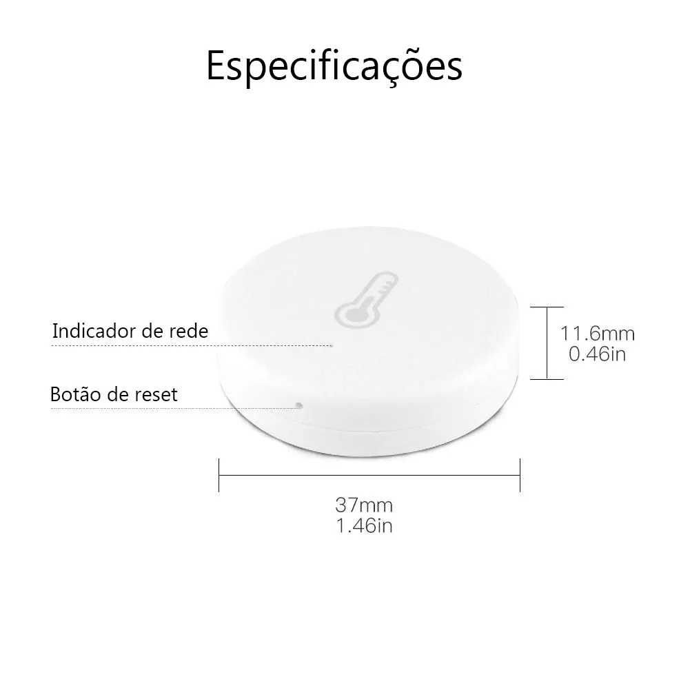 Sensor de temperatura e humidade Zigbee - Image 6