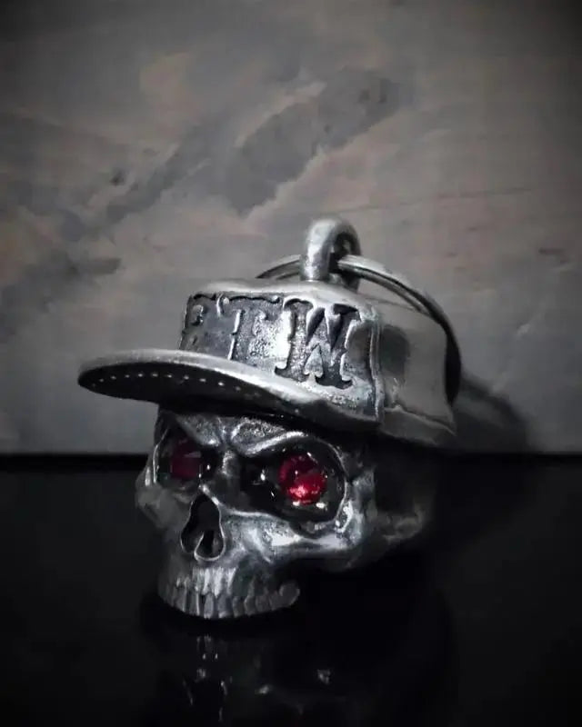 Campainha de motocicleta com caveira de diamante ftw única - Image 2